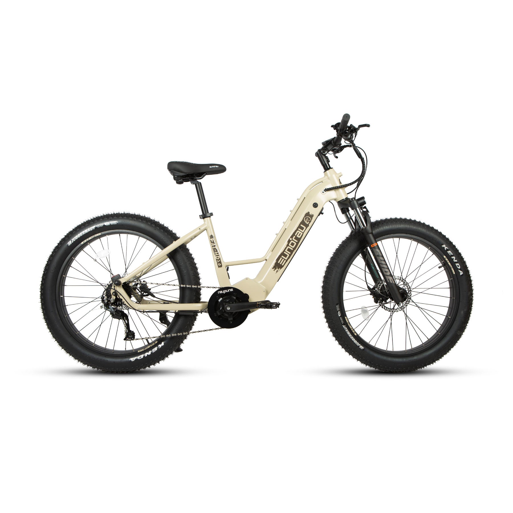 FAT-HD 2.0 / Hunter X7 hunting eBike with a 48V 1000W Bafang mid-drive motor and thumb throttle